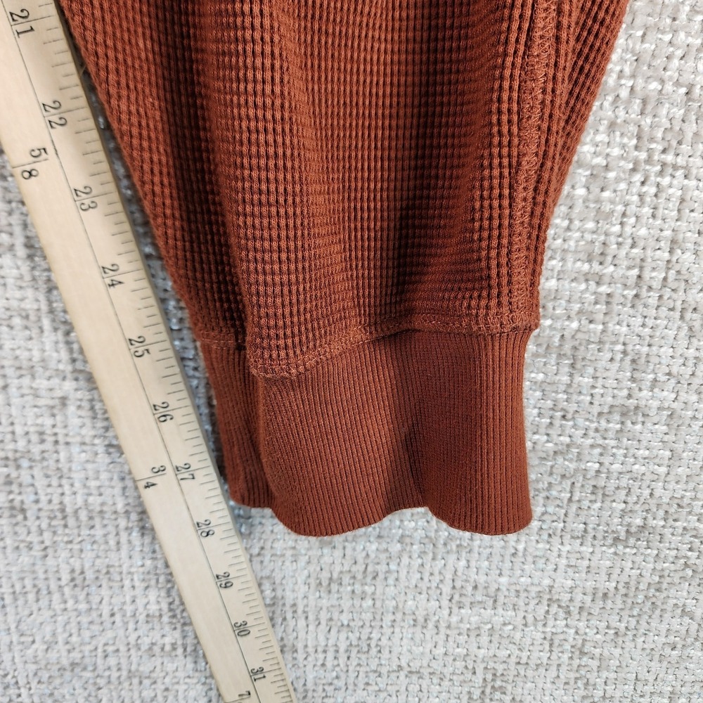 Pact 100% Organic Cotton Waffle Knit Joggers Sweatpants Womens XXL Rust Comfort - Picture 5 of 11